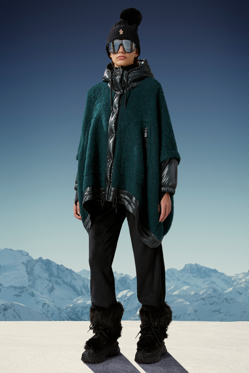 Moncler Mohair, Wool & Alpaca Cape outlook