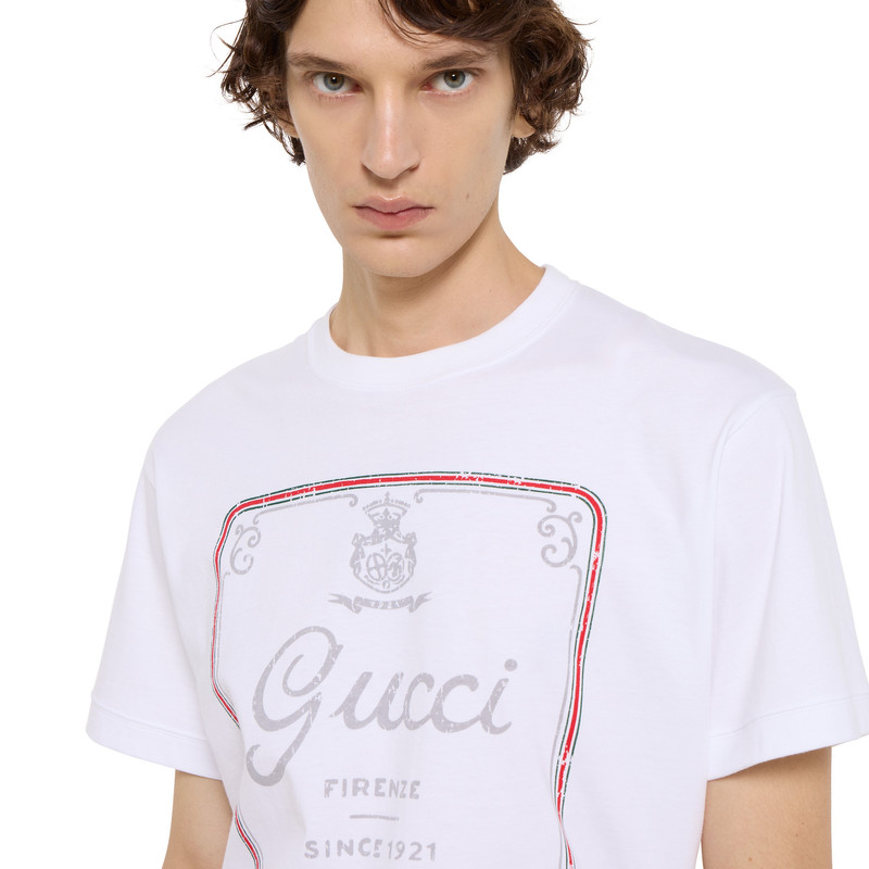 Cotton jersey T-shirt with print 3