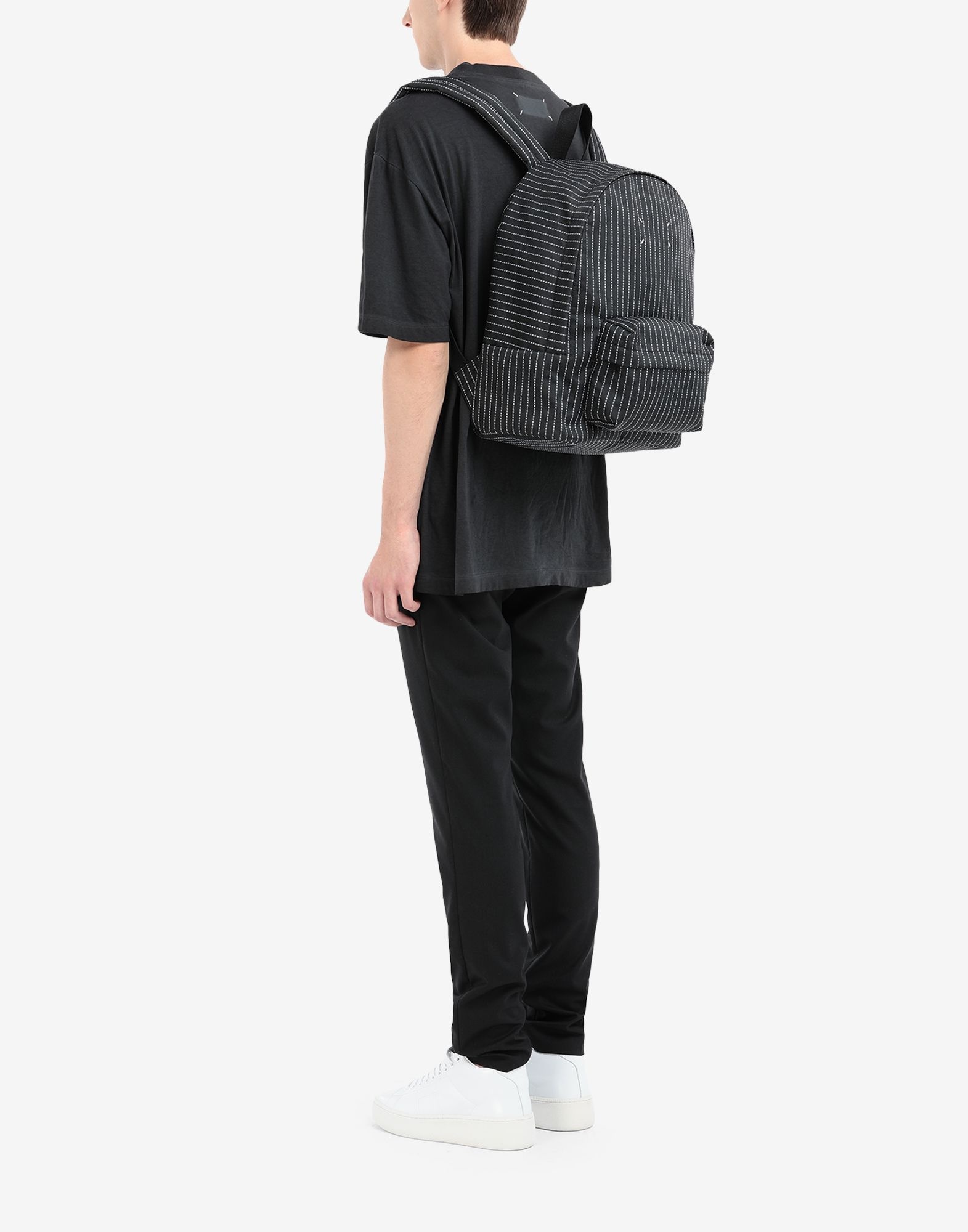 Margiela pinstripe backpack - 5