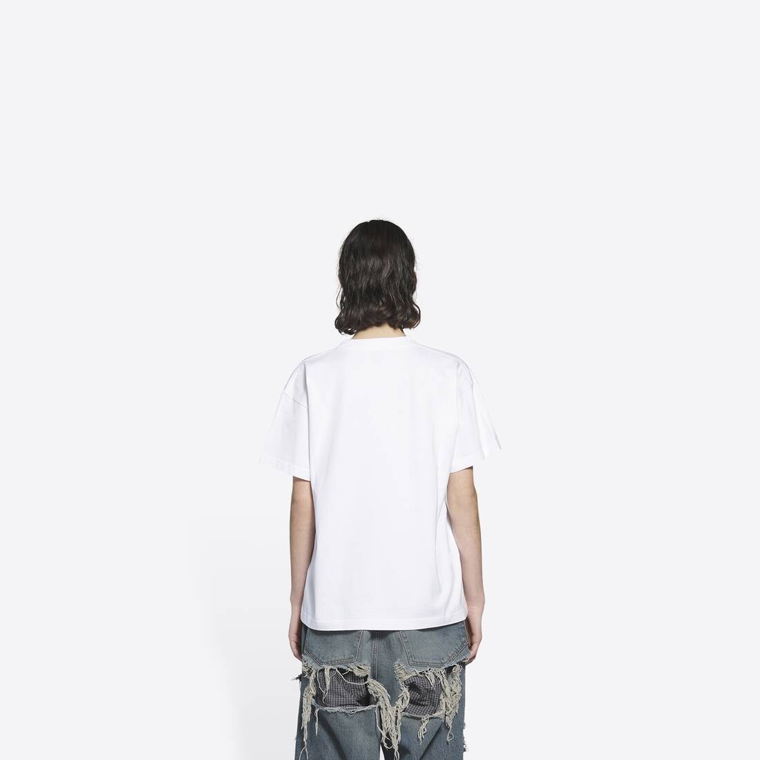 Women's Bb Pixel Medium Fit T-shirt in White - 3