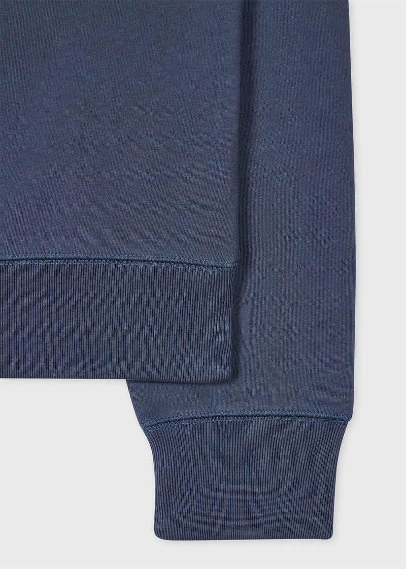 Paul Smith Steel Blue Embroidered Wheels Sweatshirt outlook