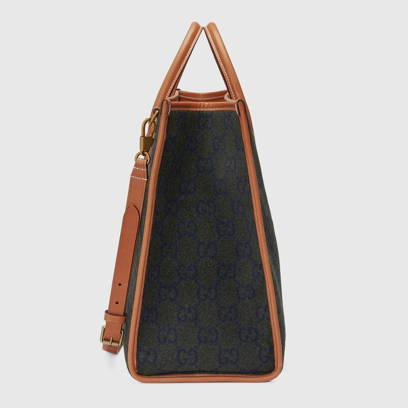 Tote bag with Gucci Script logo 4