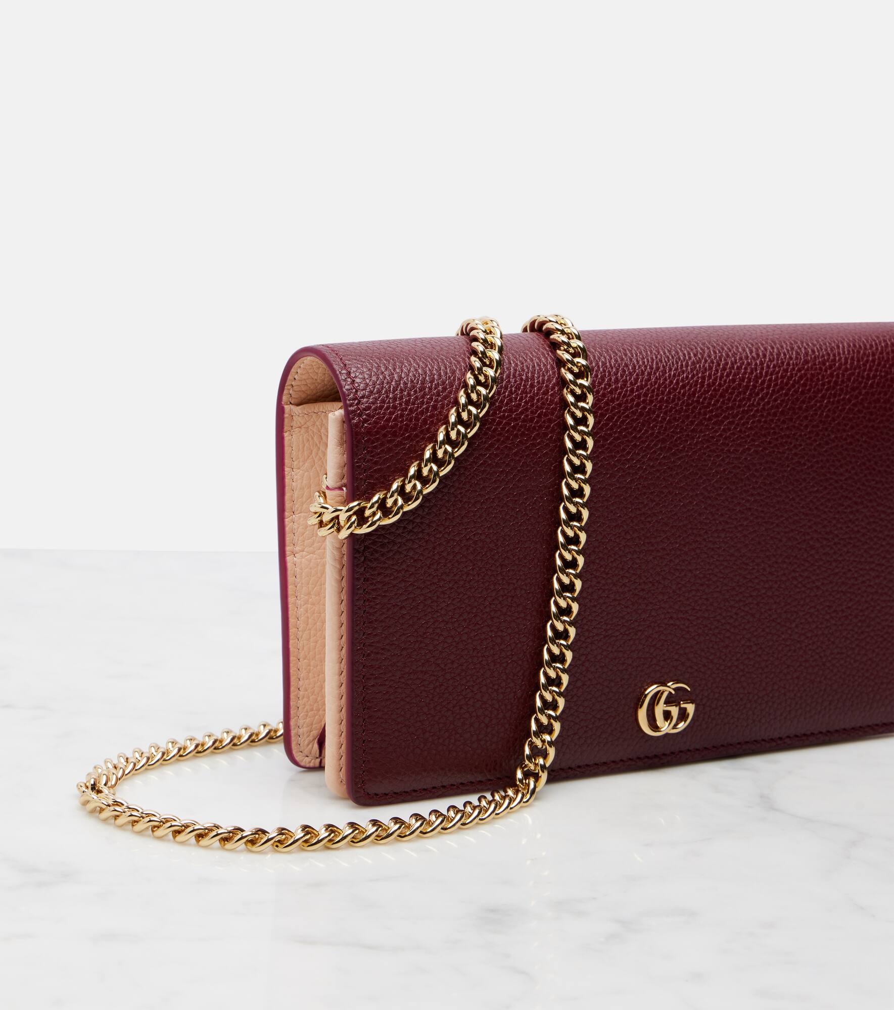 GG Marmont leather wallet on chain - 5