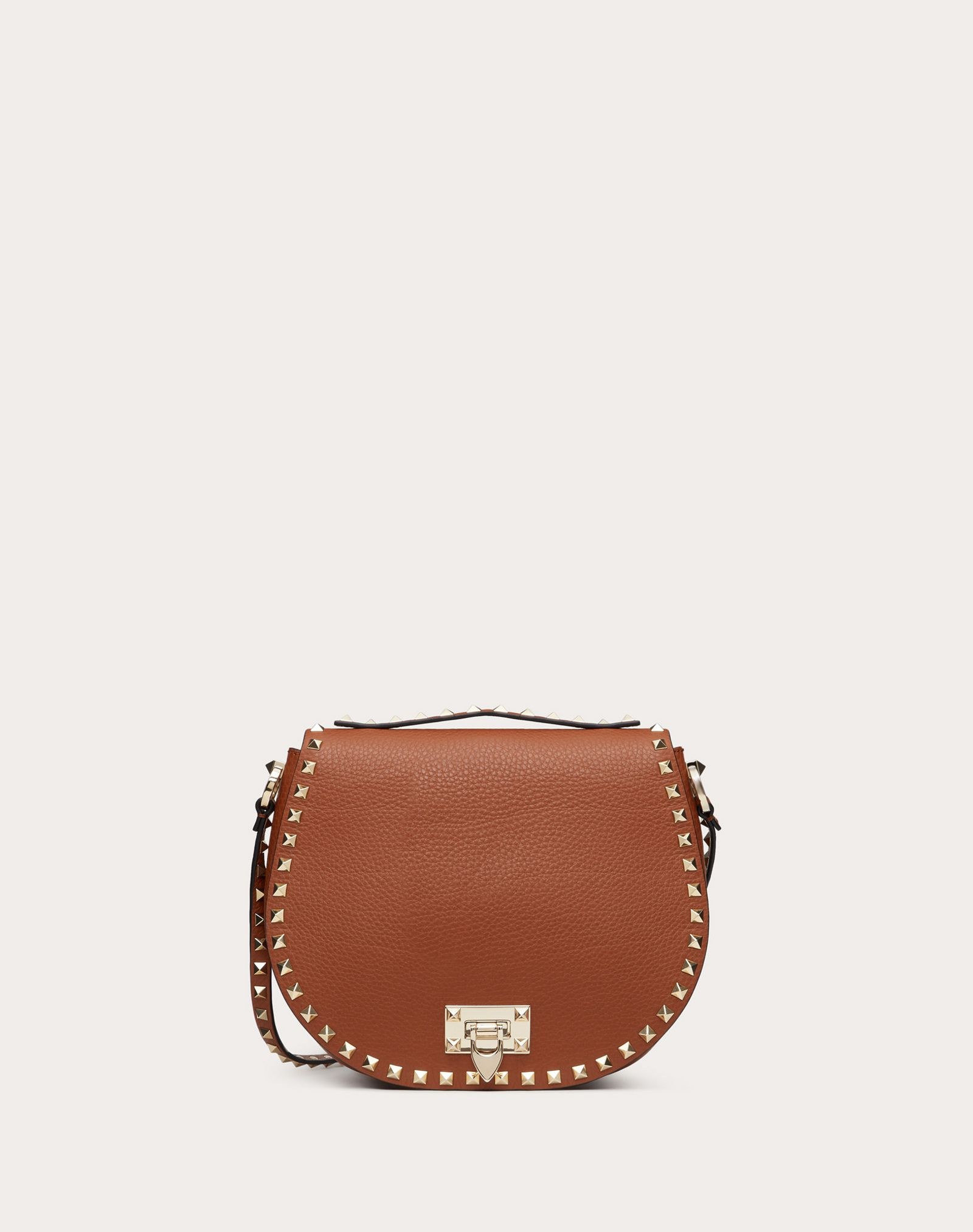 Rockstud Grainy Calfskin Crossbody Bag - 1