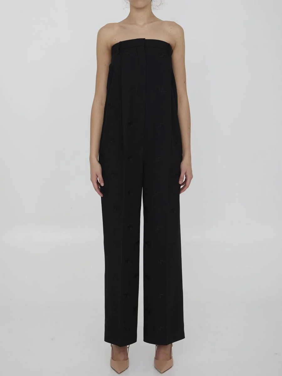 BURBERRY TAILORED WOOL JUMPSUIT - 1