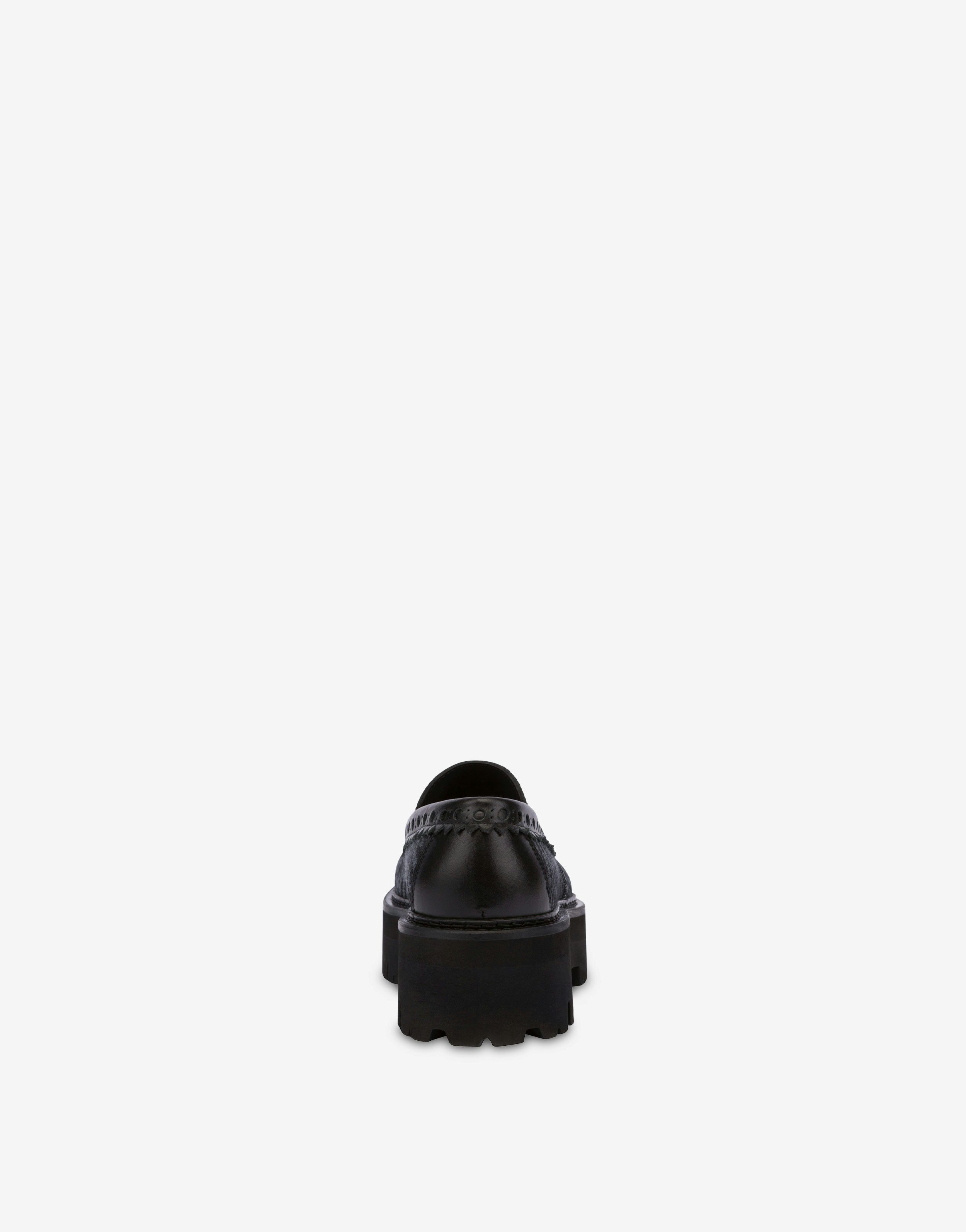 DENIM LOAFERS ALLOVER LOGO - 3