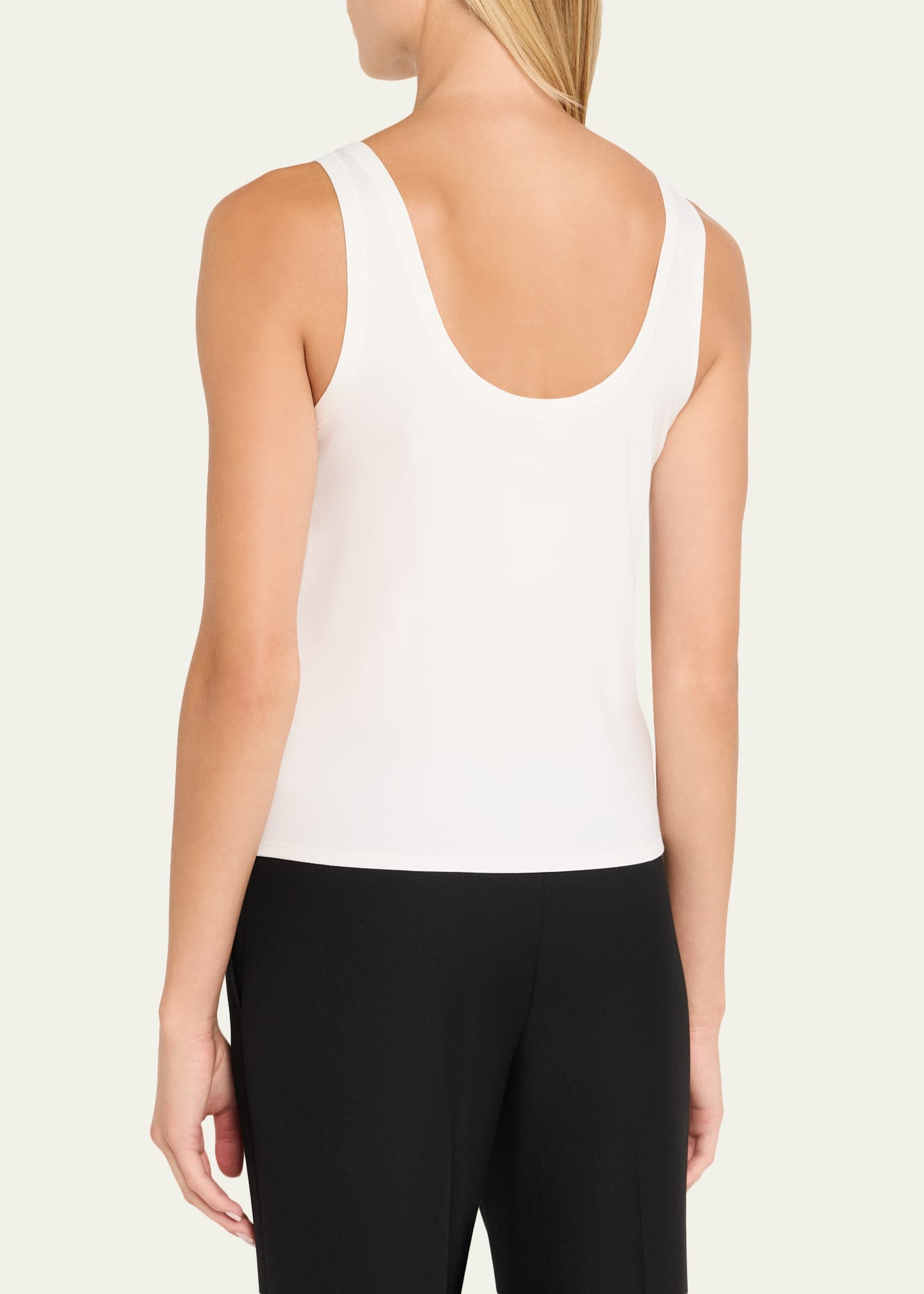 Sweater Trim Tank Top - 3