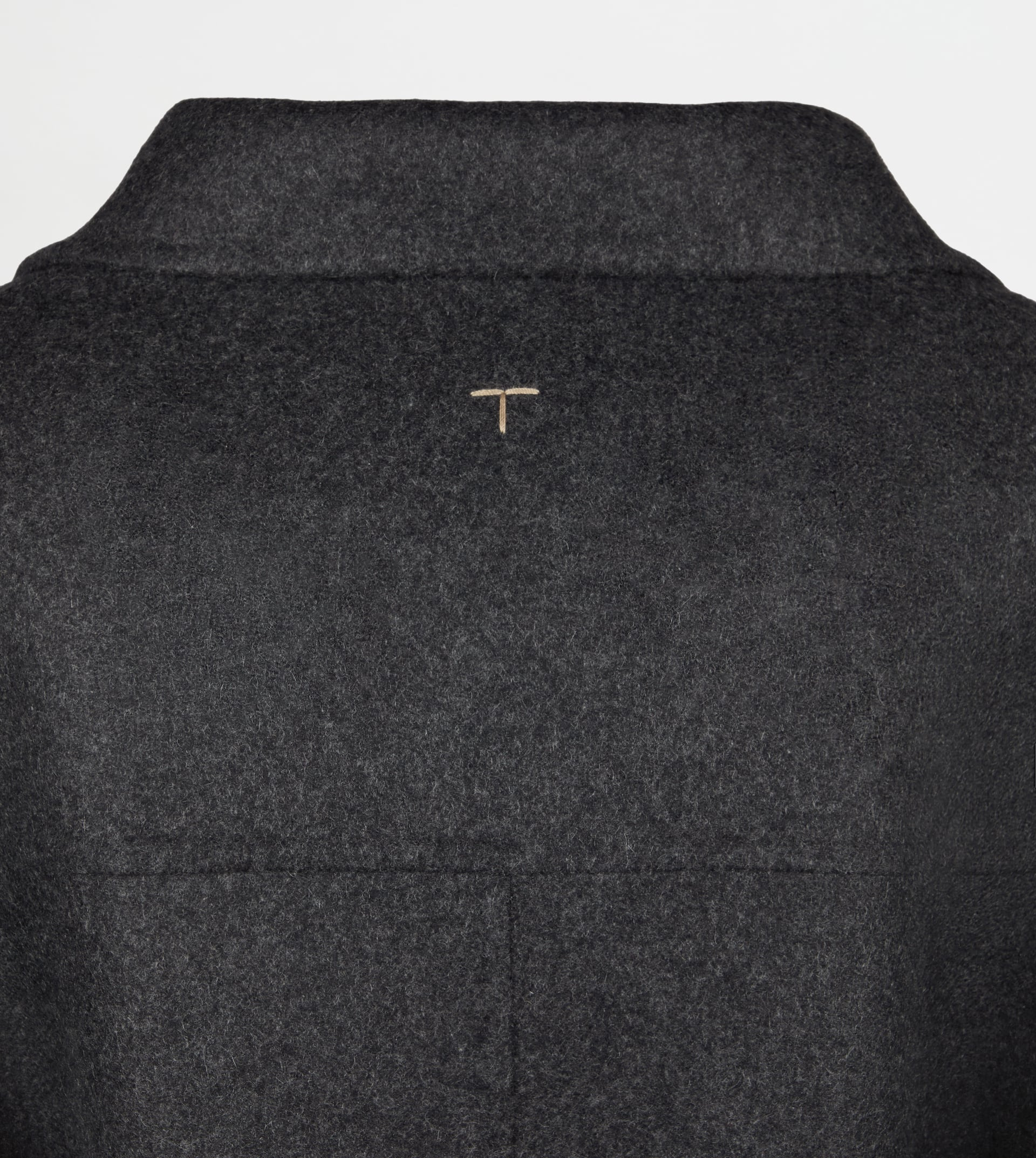 JACKET IN DOUBLE CASHMERE - GREY - 2