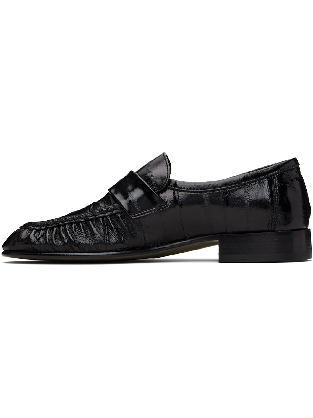 Black Soft Loafers - 3