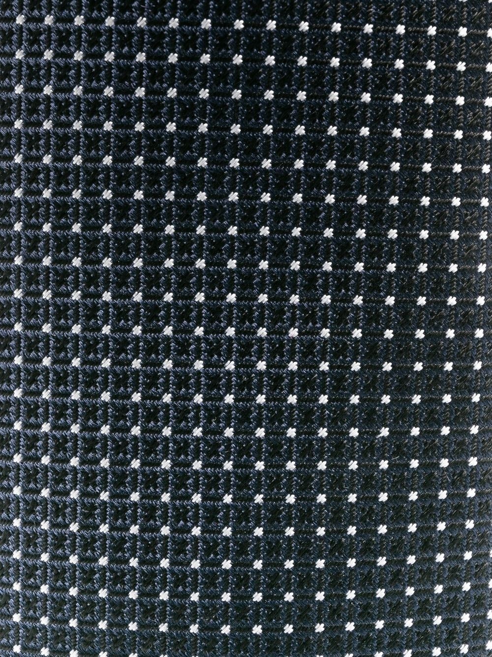 polka-dot silk tie - 2