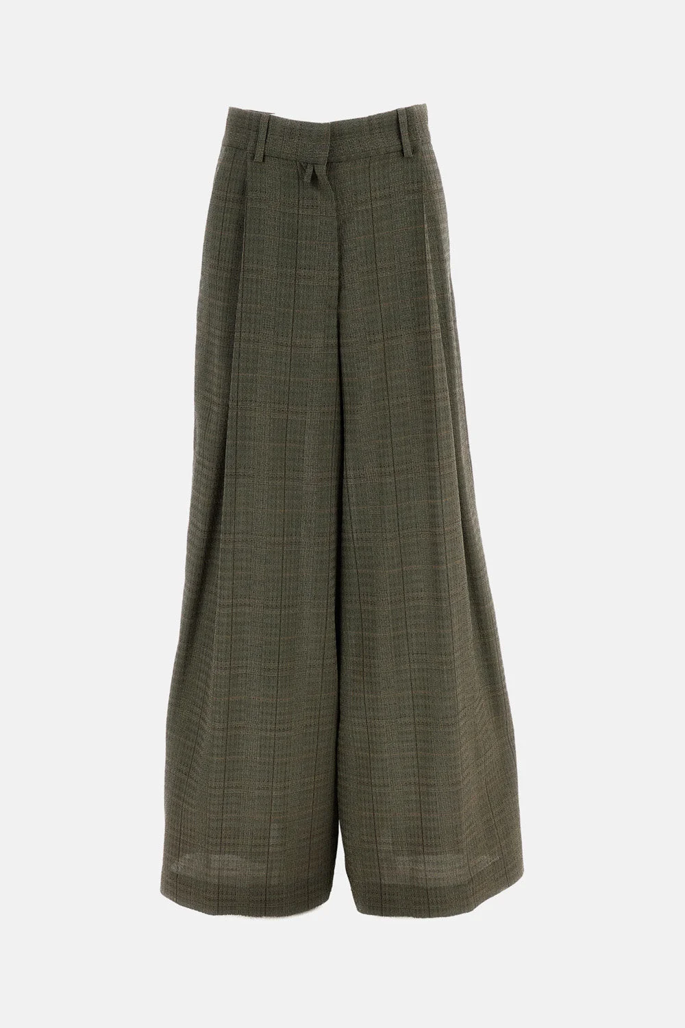 Oversize podium pants in wool - 1