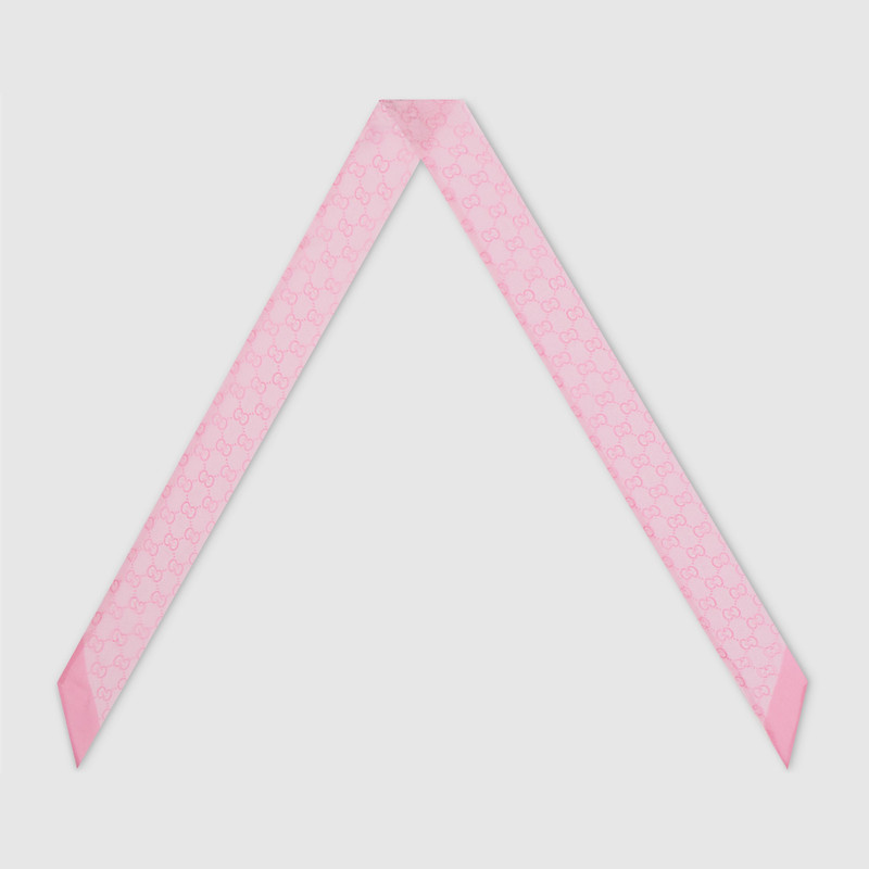 GUCCI Printed silk chiffon ribbon outlook
