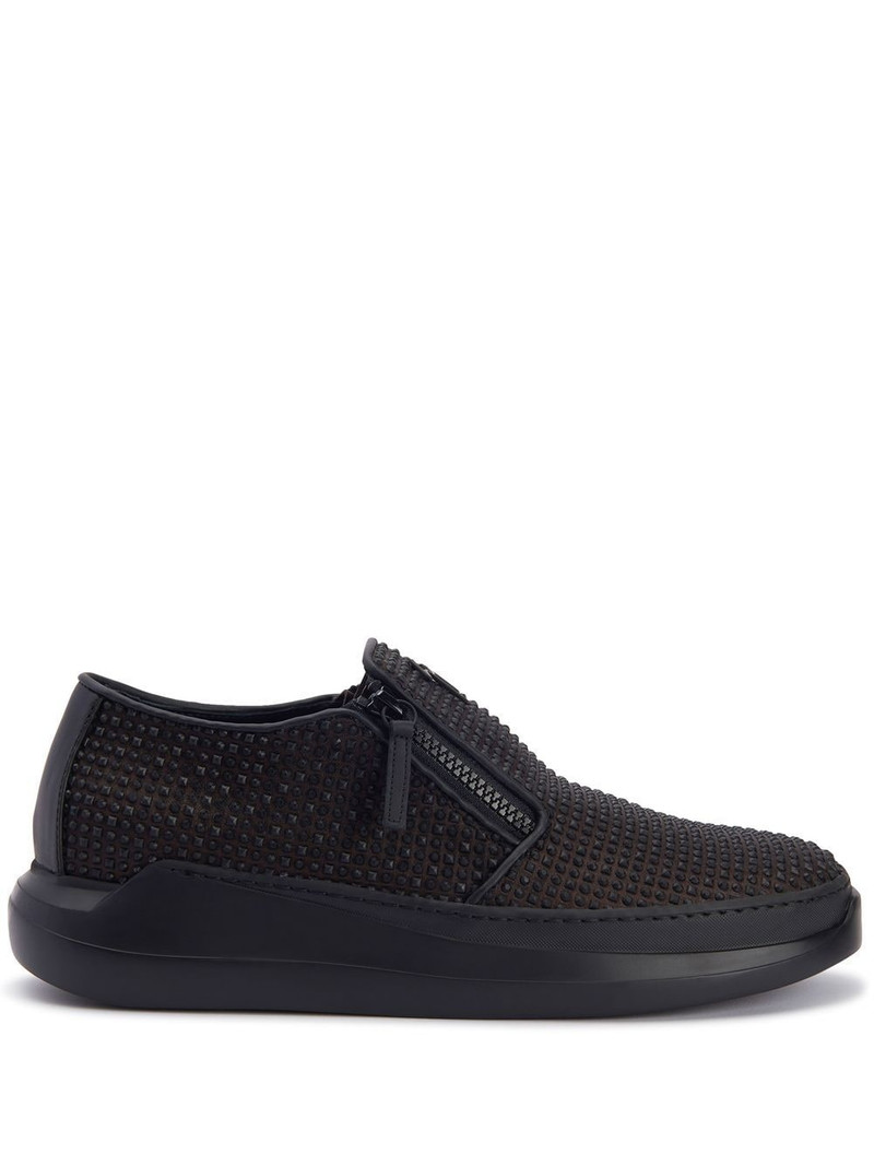 studded zipped sneakers 1