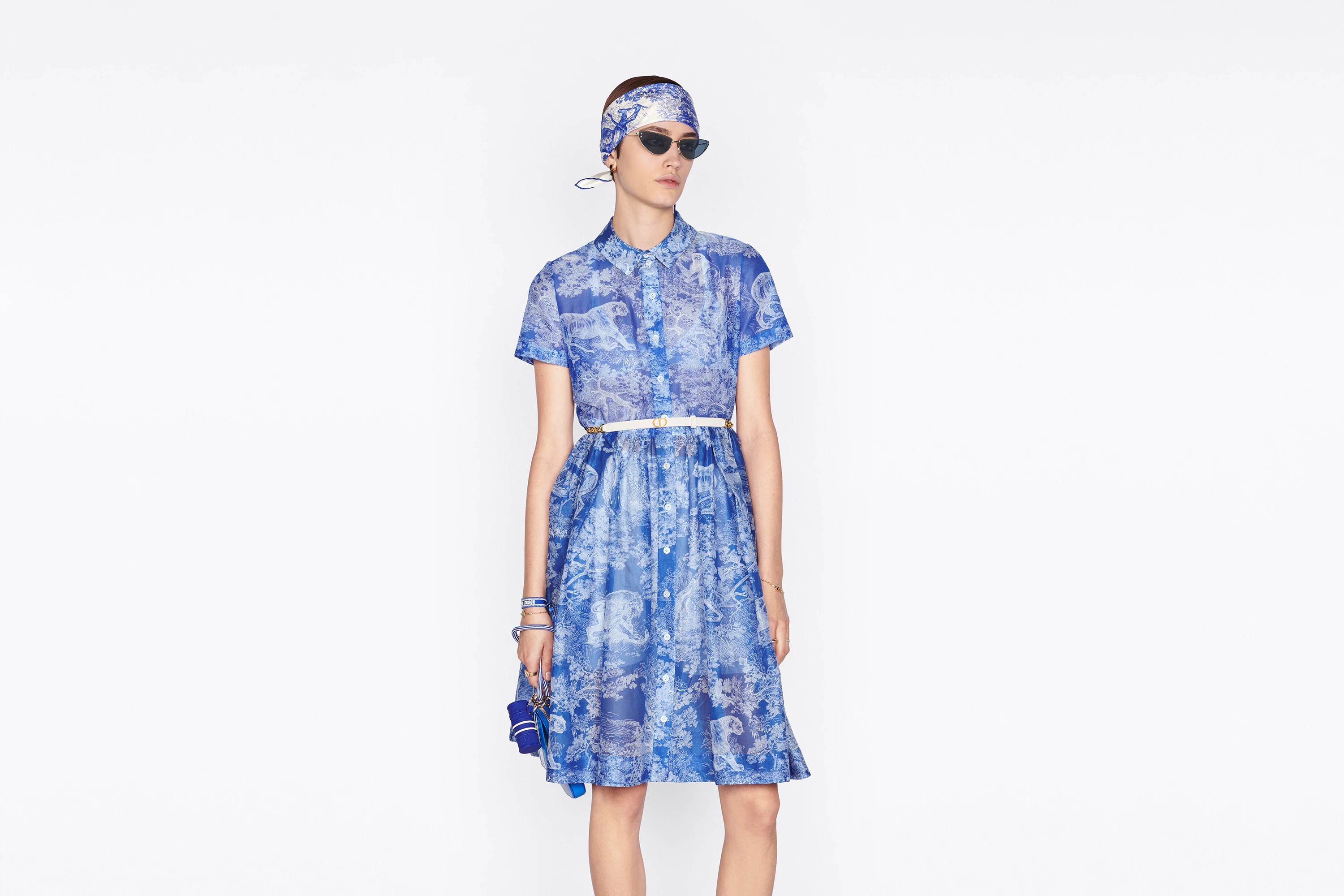 Dioriviera Mid-Length Shirt Dress - 7