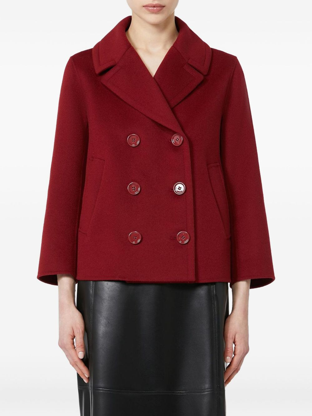 Elise double-breasted wool jacket - 2