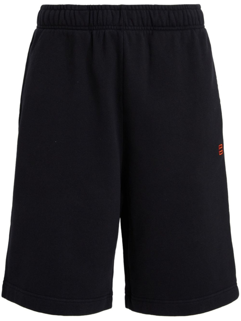 logo-embroidered track shorts 1