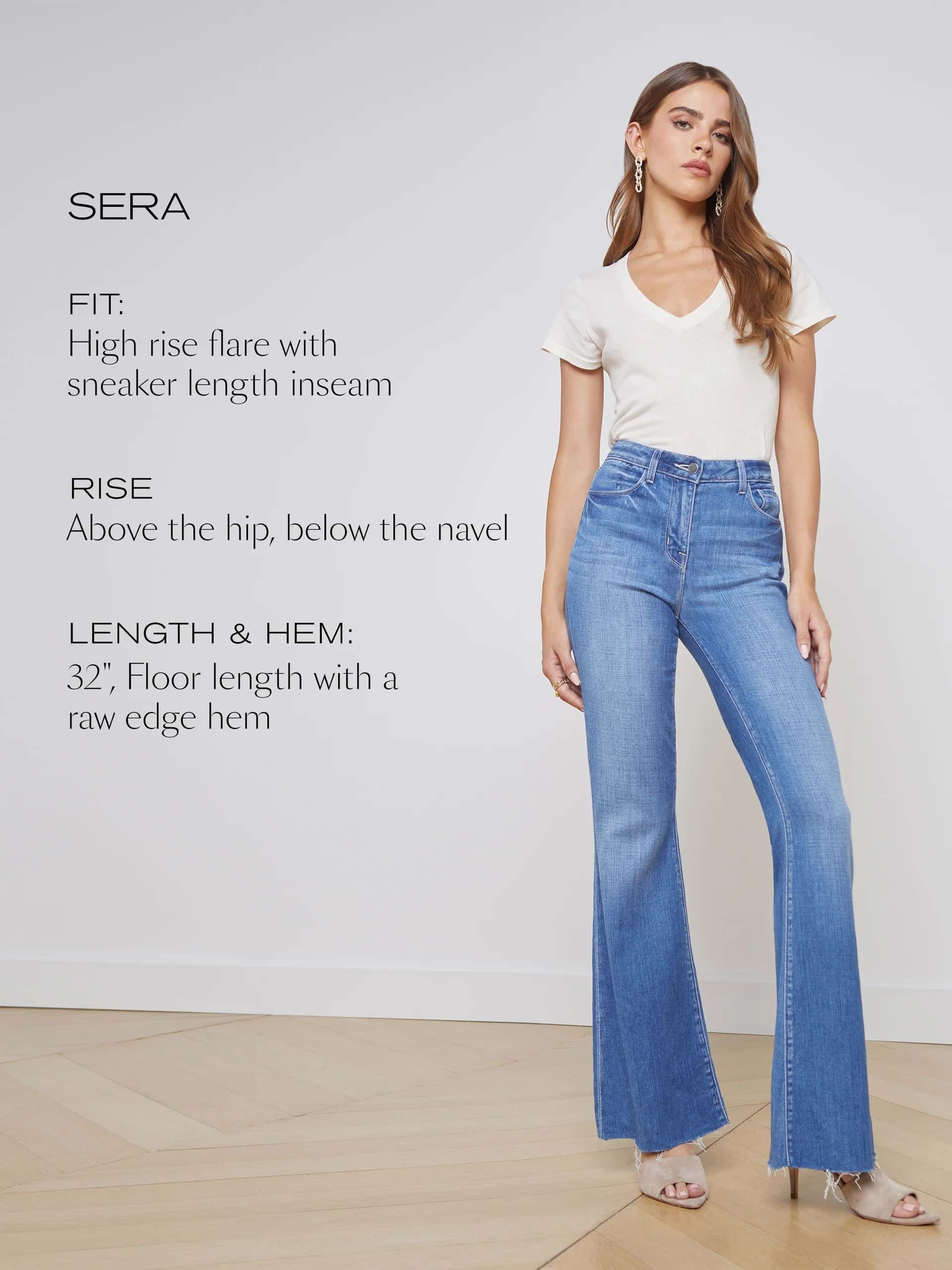 Sera Sneaker Flare Jean - 6