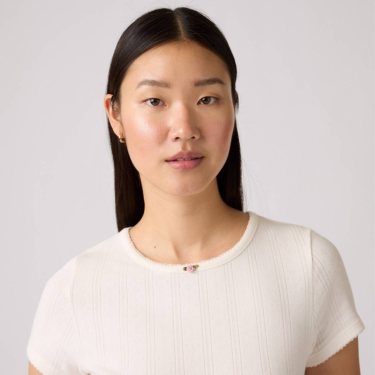DRY GOODS WOMEN'S POINTELLE T-SHIRT - 4