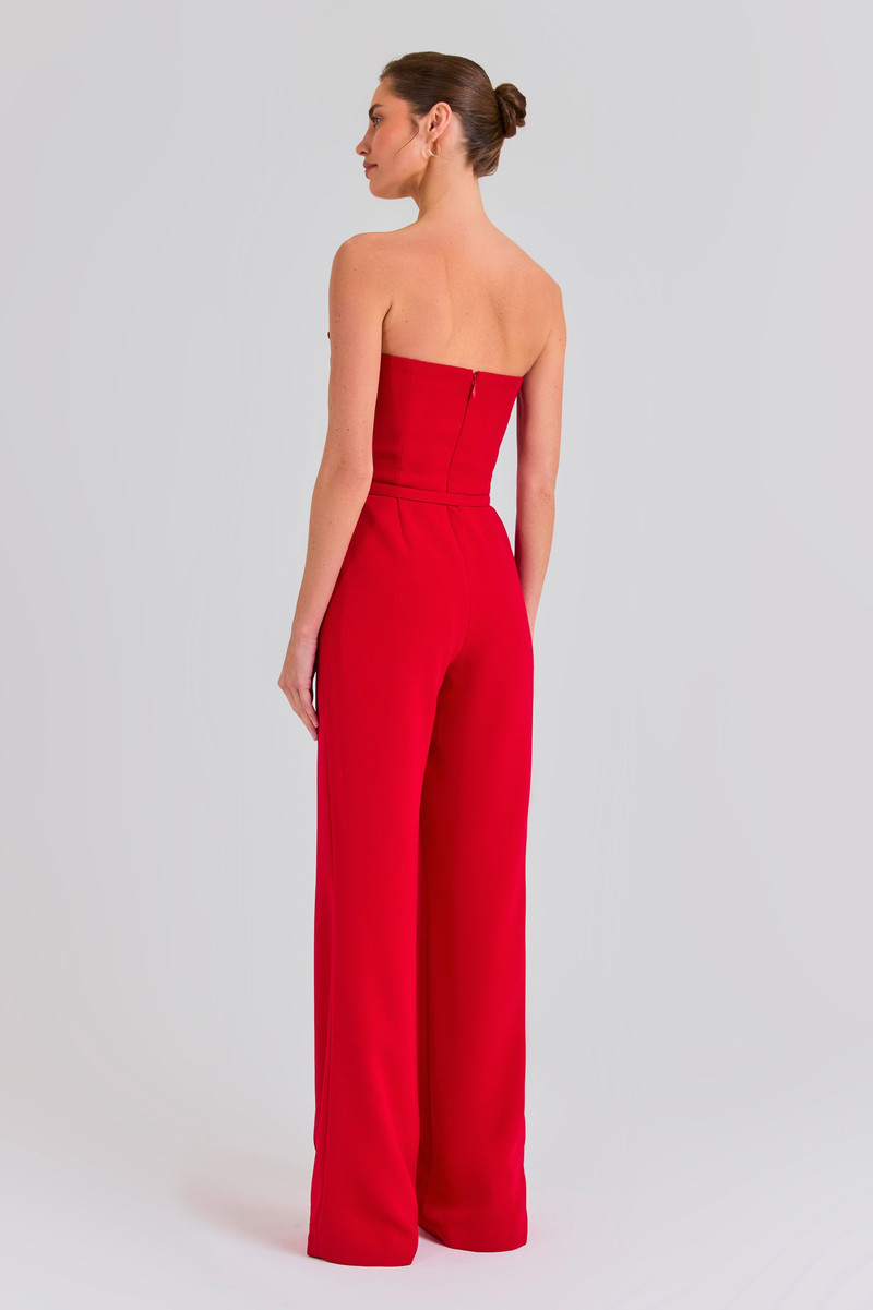 Vanessa Red Jumpsuit 4