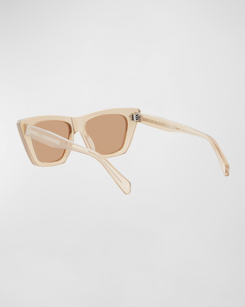 CELINE Logo Acetate Cat-Eye Sunglasses outlook