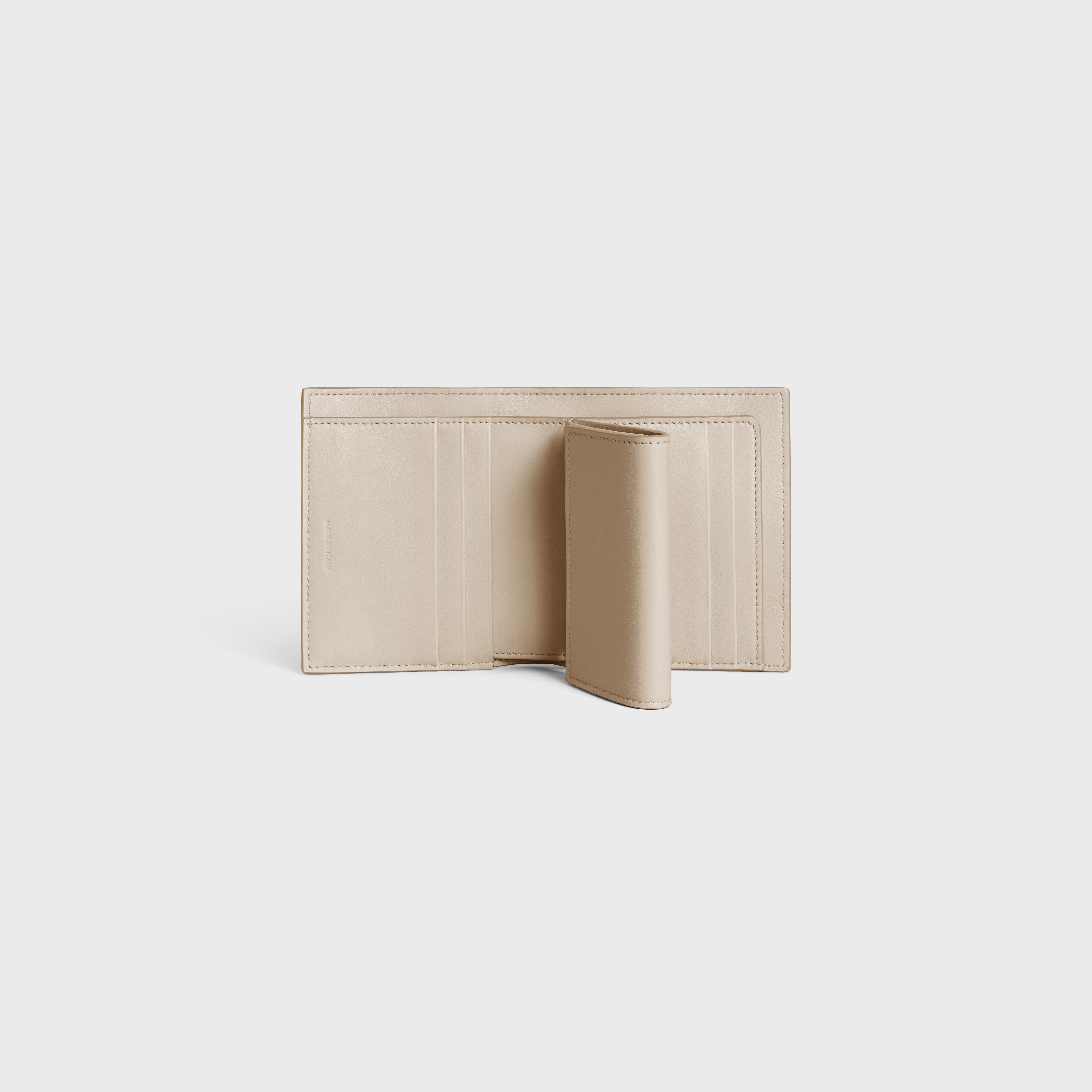 Small Strap Wallet ESSENTIALS in Bicolour Grained Calfskin - 4
