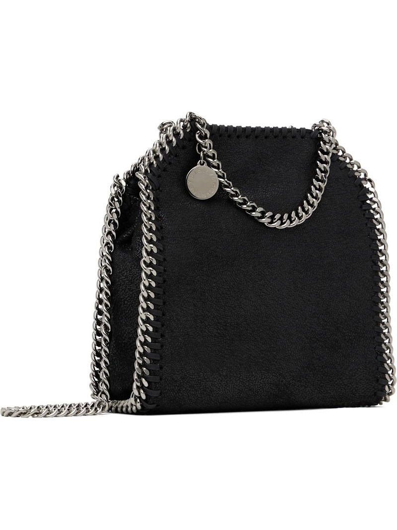 Stella McCartney Black Falabella Tiny Tote Bag outlook