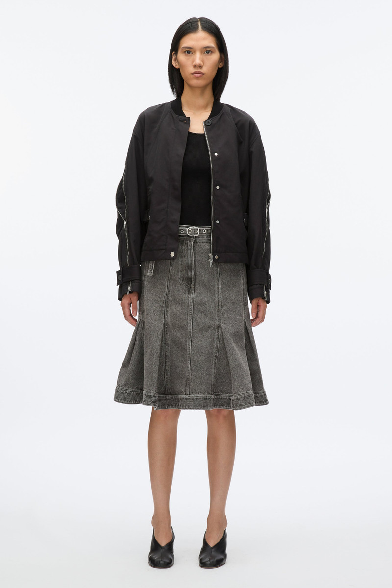 3.1 Phillip Lim Zip Cocoon Back Bomber Jacket outlook