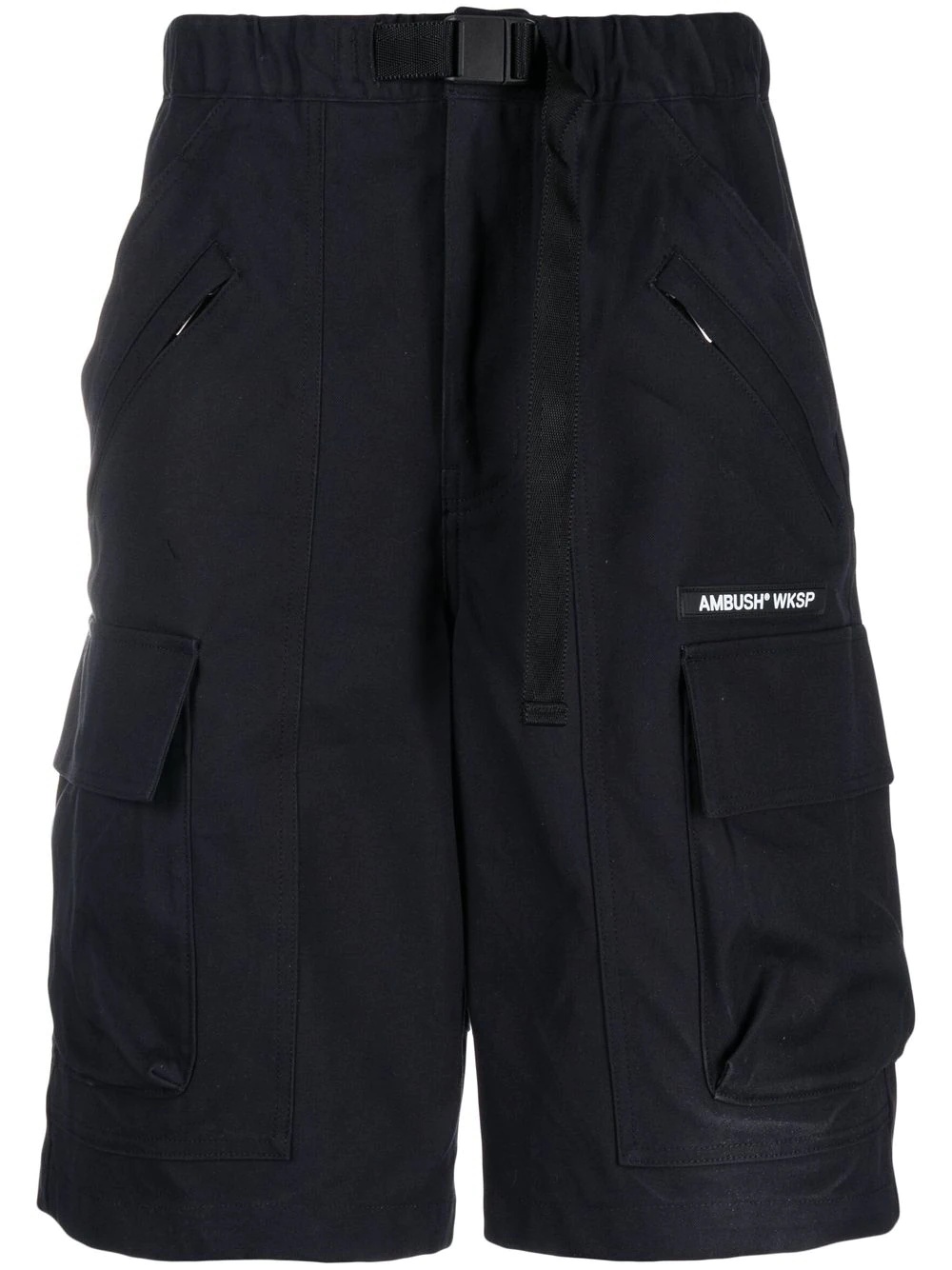 WKSP belted cargo shorts - 1