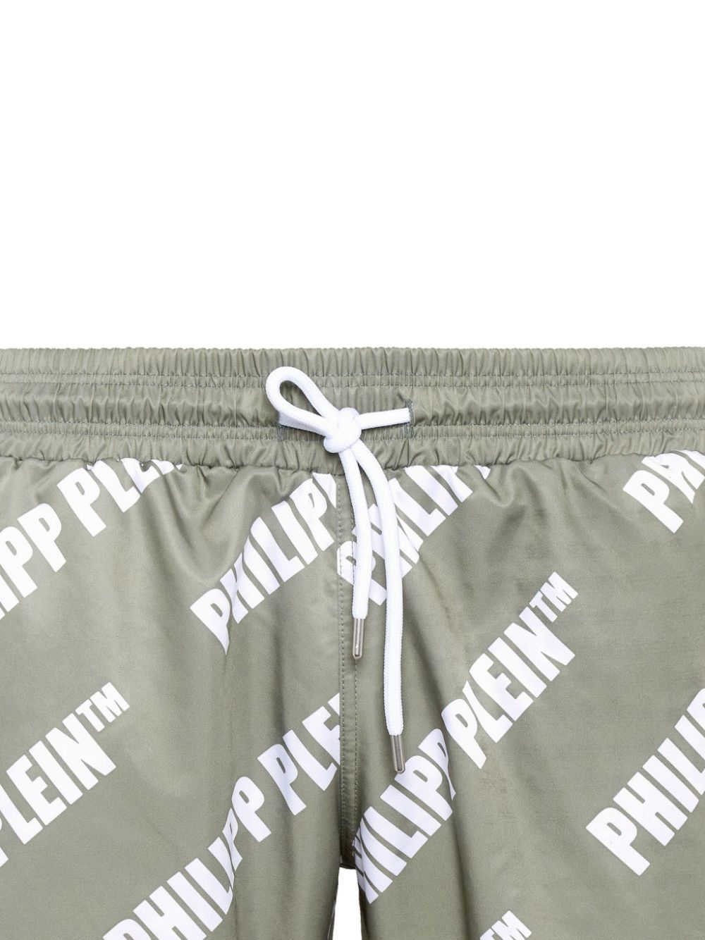 logo-print swim shorts - 2