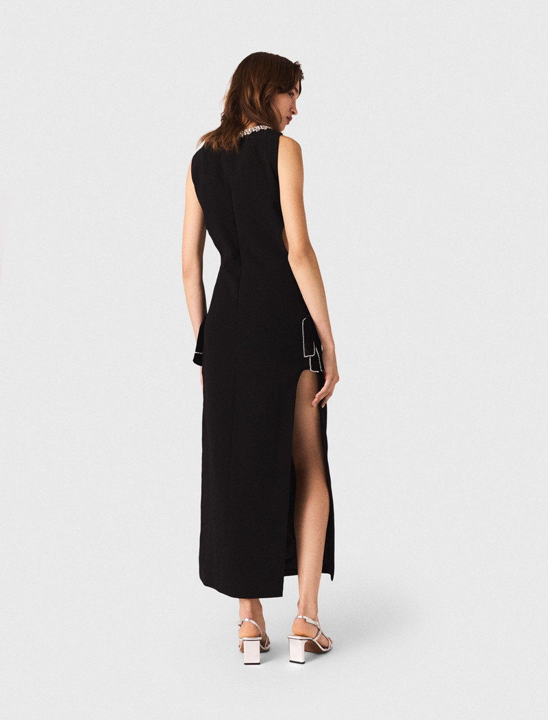 Jewel-collar maxi dress 4
