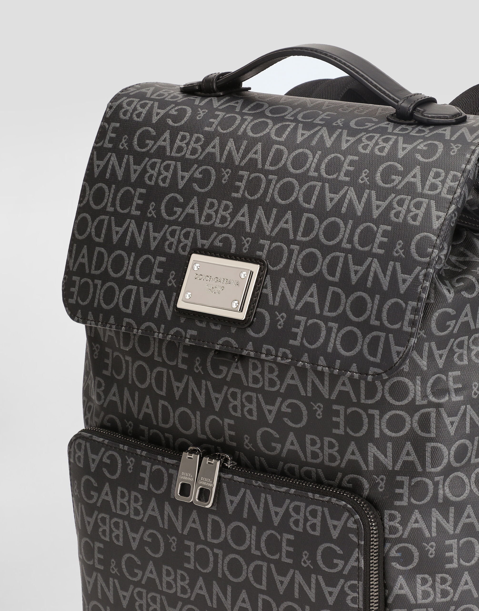 Coated jacquard backpack - 5
