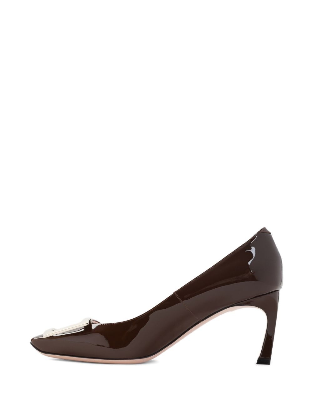 70mm buckle-detail heeled pumps - 4
