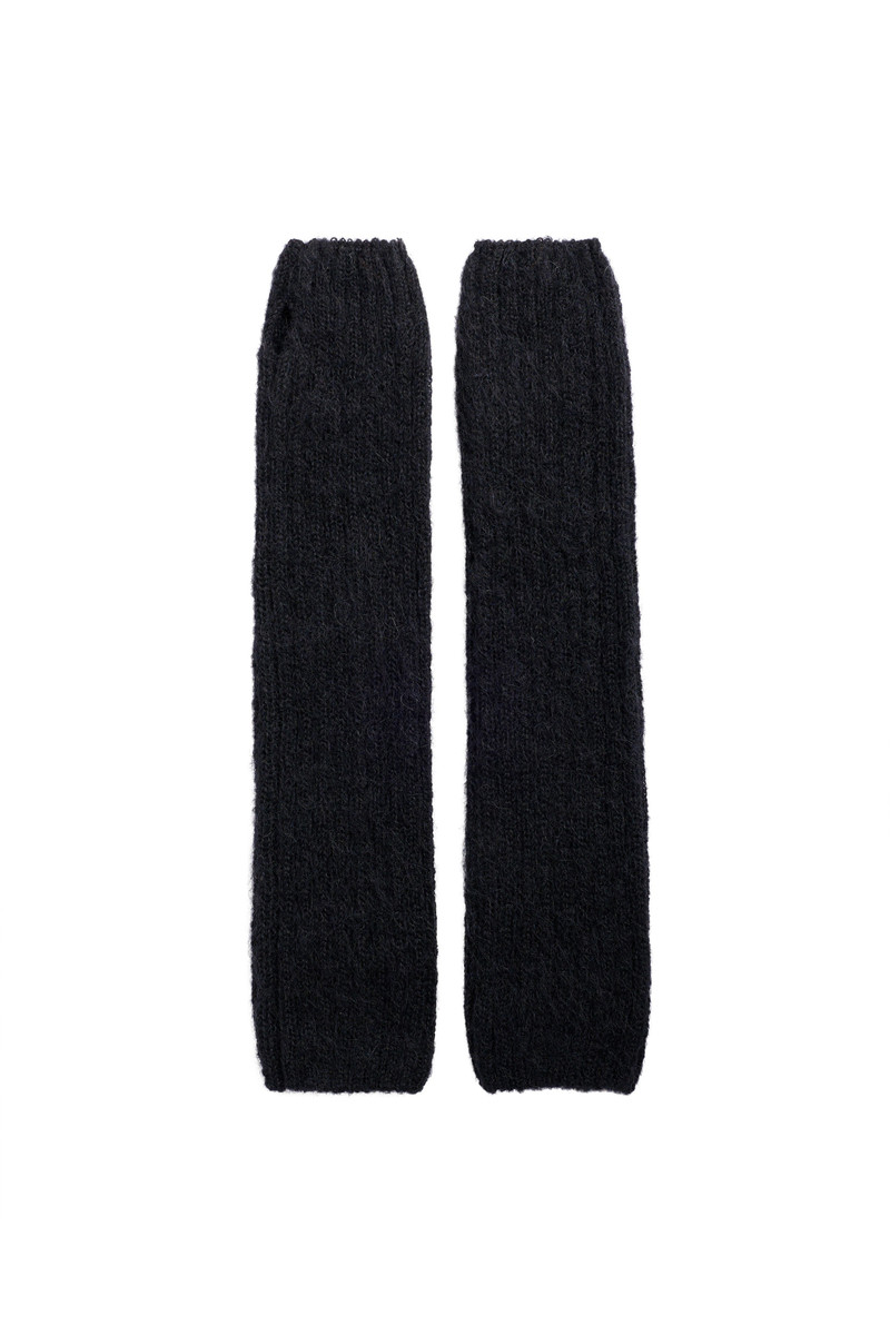 MOHAIR RIB LEG WARMERS 1