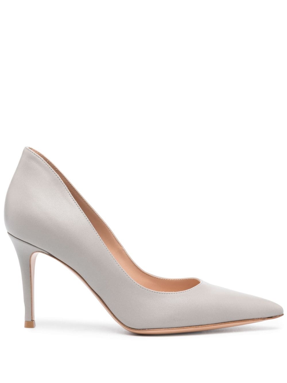 pointed-toe 90mm leather pumps - 1
