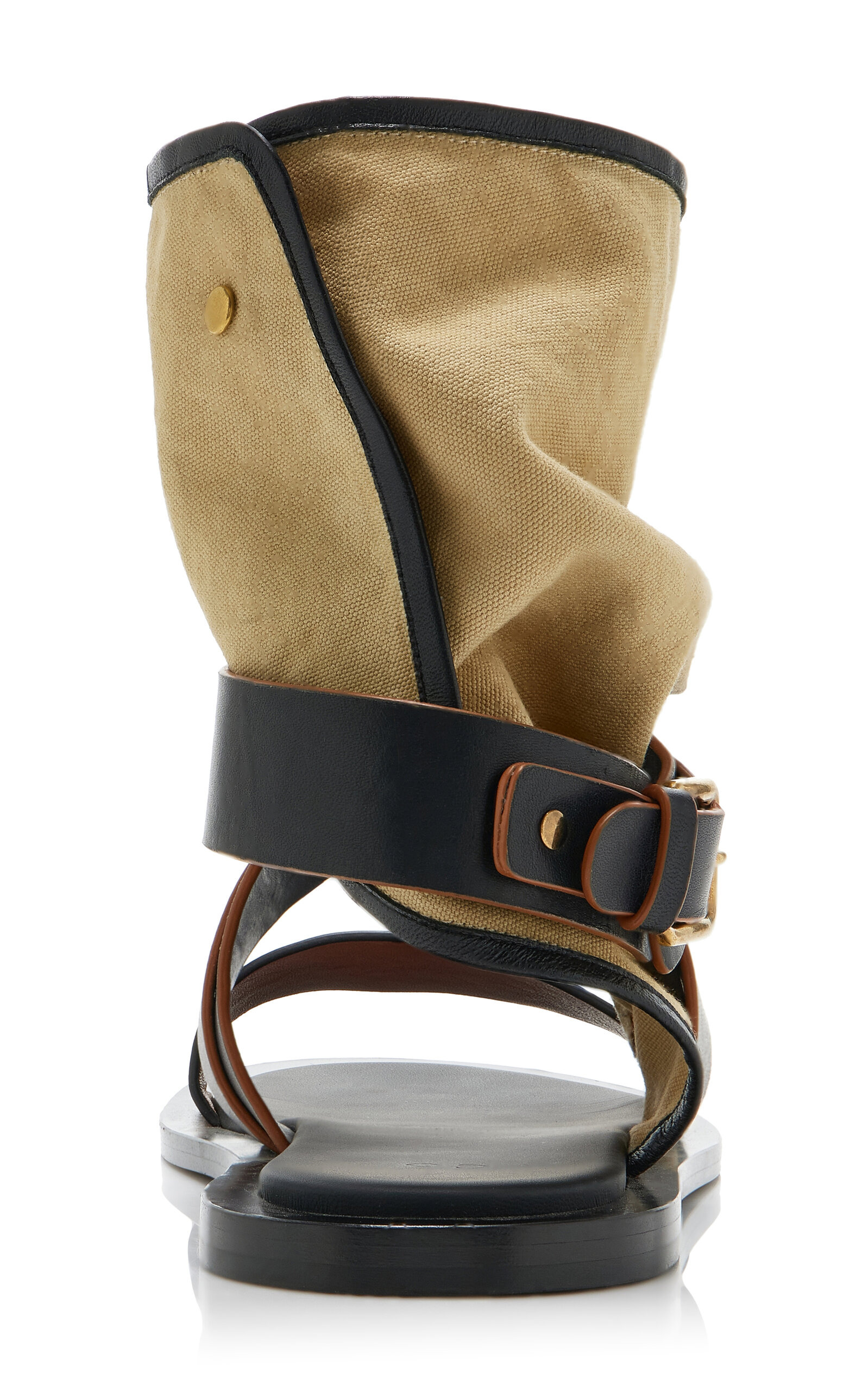 Gladiator Leather Wrap Sandals brown - 5