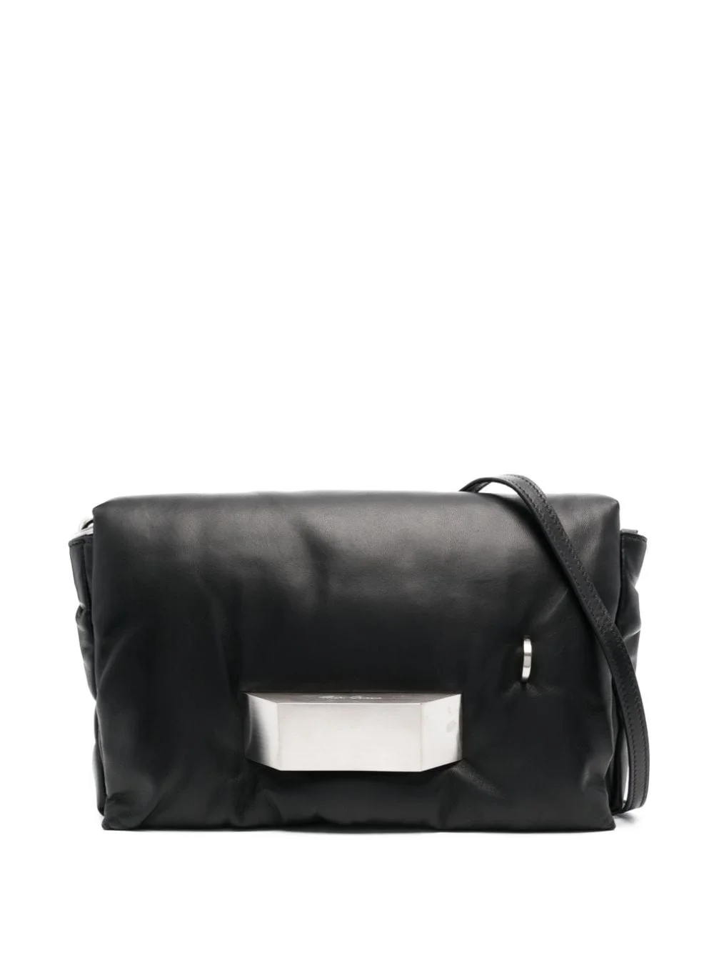 smoothing-finish lambskin shoulder bag - 1