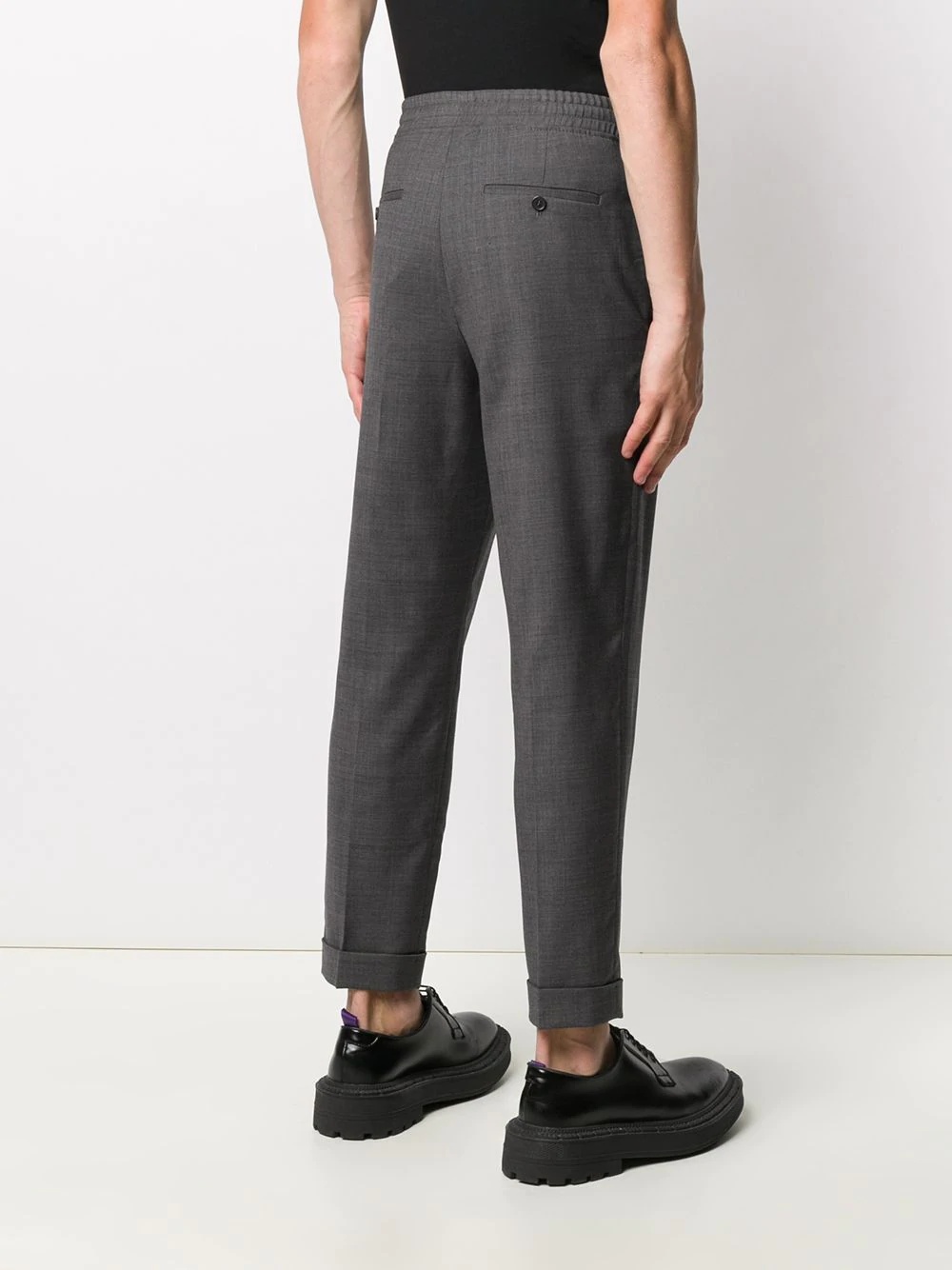 slim-fit tailored trousers - 4