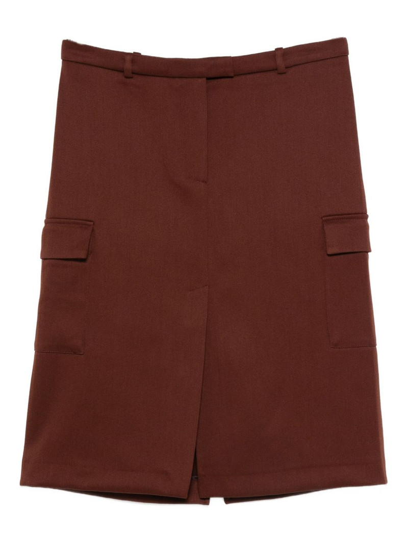 slits straight skirt 1