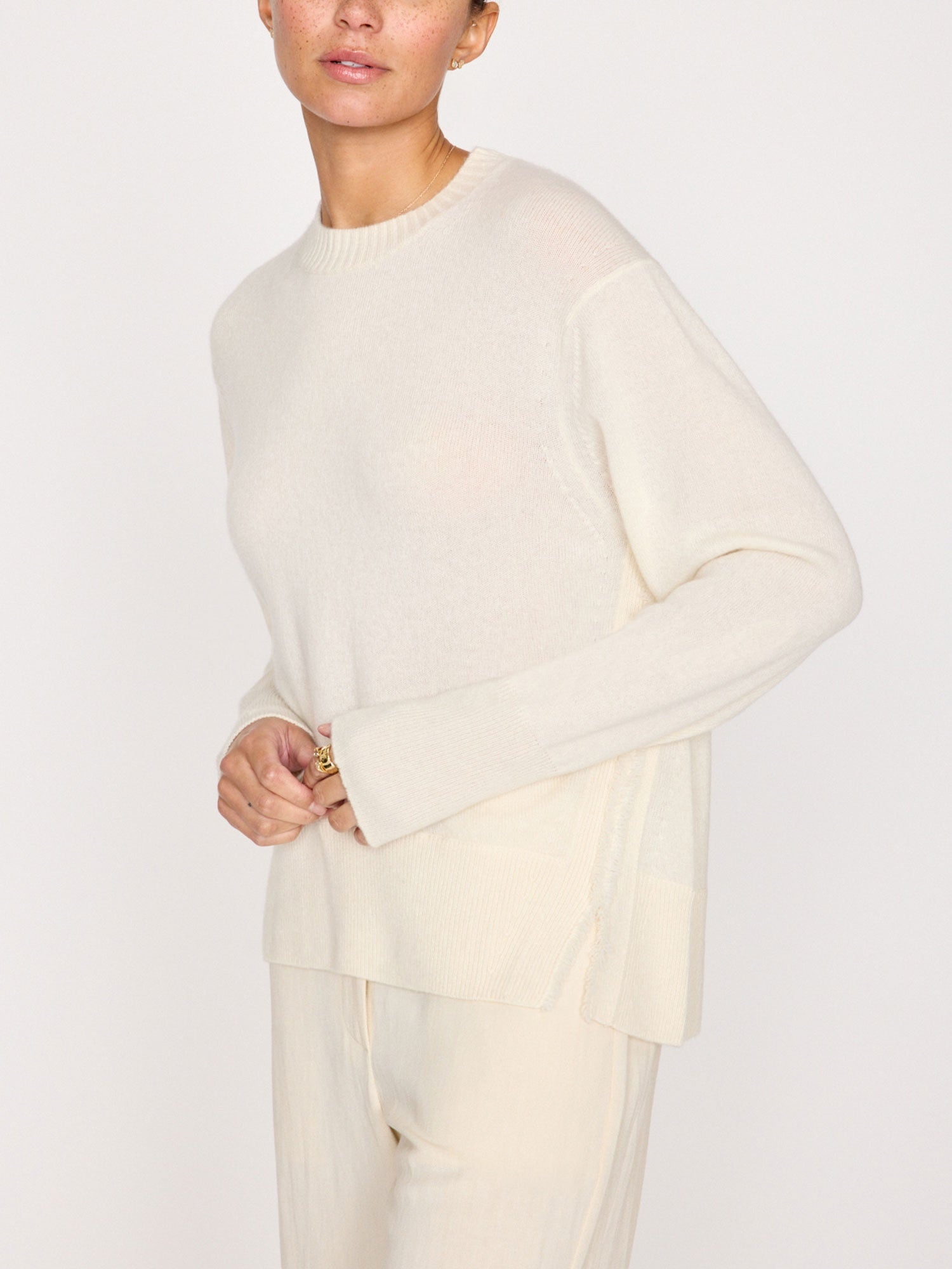 The Fenton Crewneck Fringe Sweater - 3