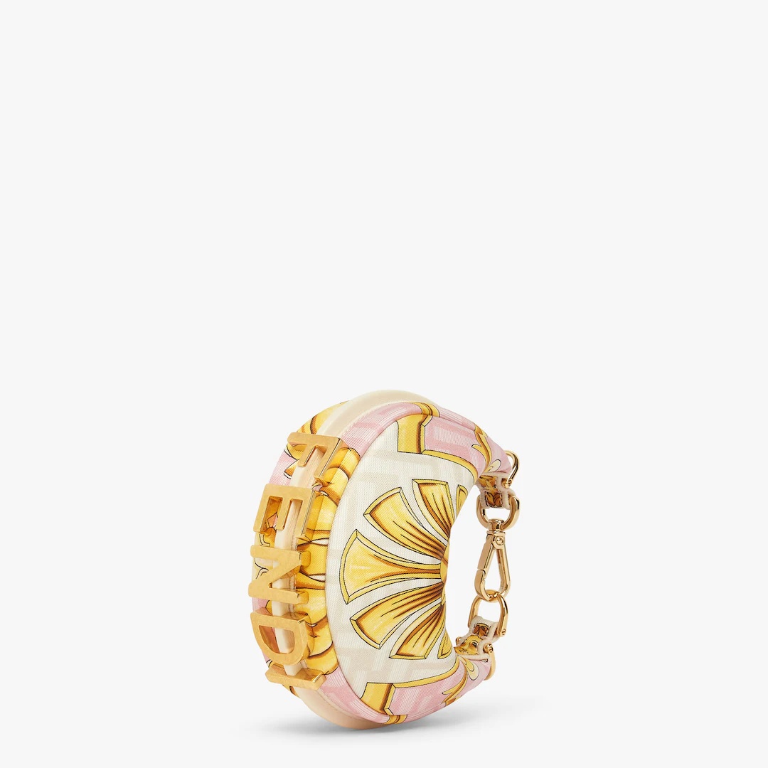 Fendace Pink silk  charm - 1
