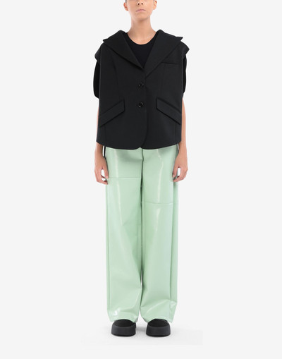 MM6 Maison Margiela Circle sleeveless blazer outlook