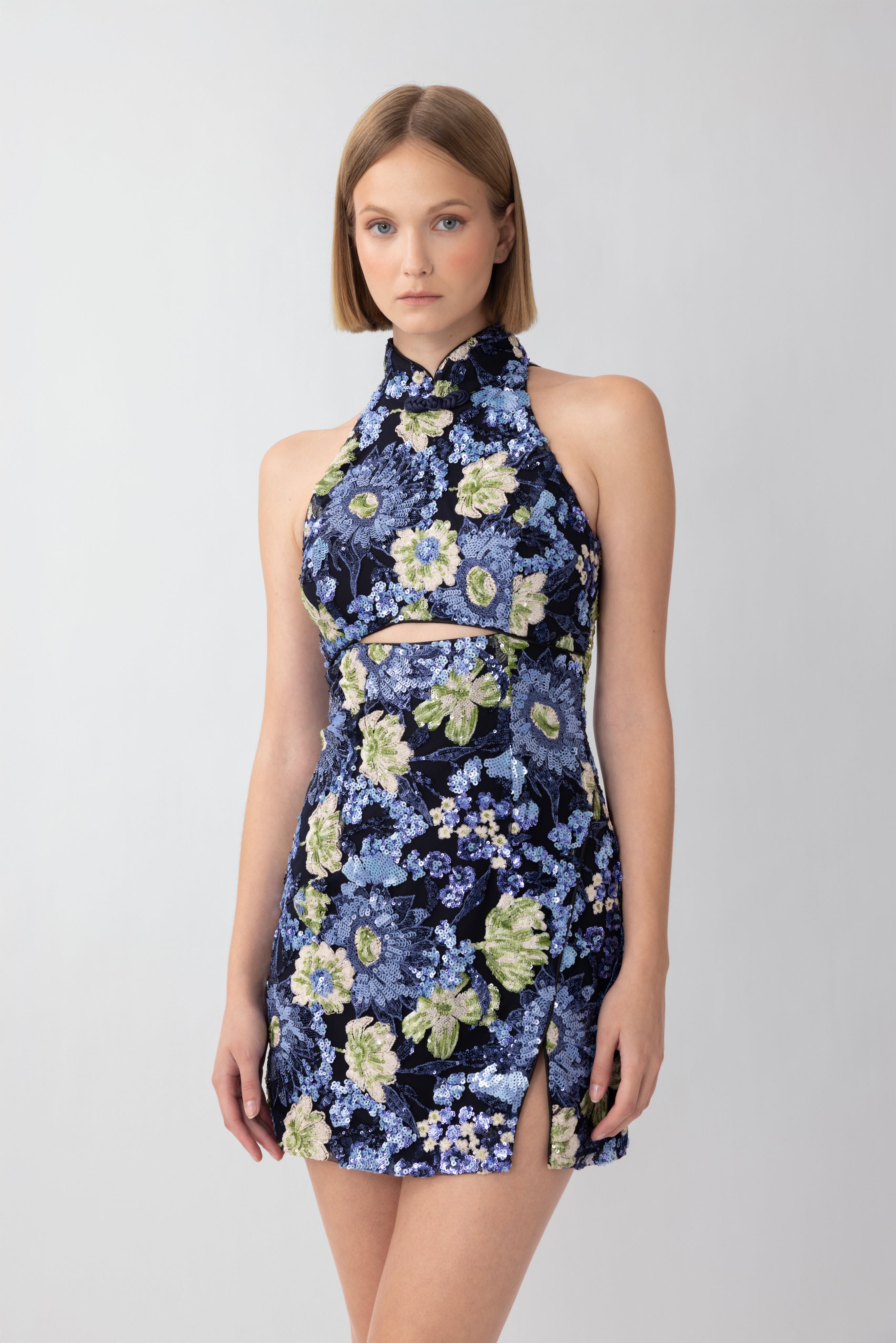 SOPHIE EMBELLISHED MINI DRESS - 3