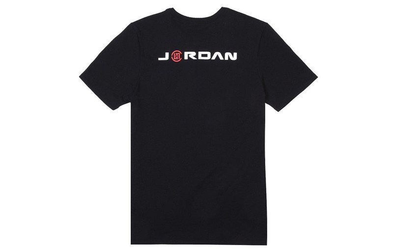 Jordan Air Jordan x CLOT Crossover Printing Round Neck Short Sleeve Asia Edition Black AV6261-010 outlook