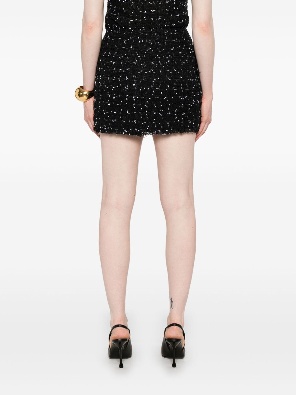 tweed mini skirt - 4