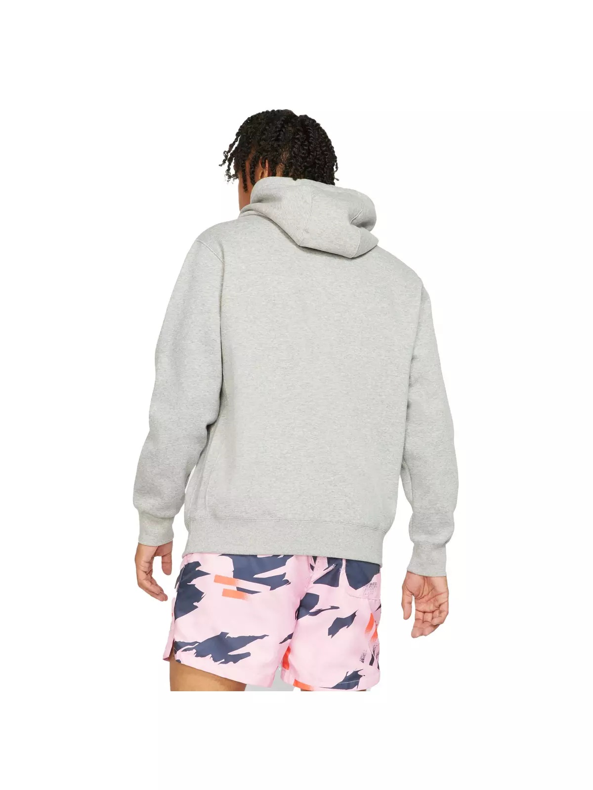 Men's Sportswear Club Fleece Hoodie-Grey - 2