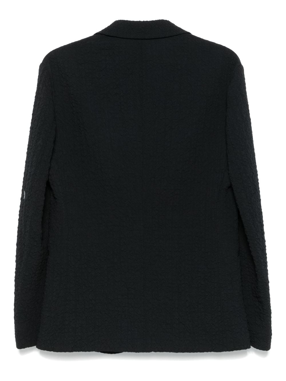 crinkled blazer - 2