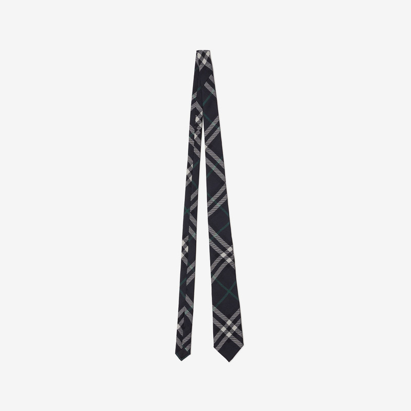 Check Silk Tie 1