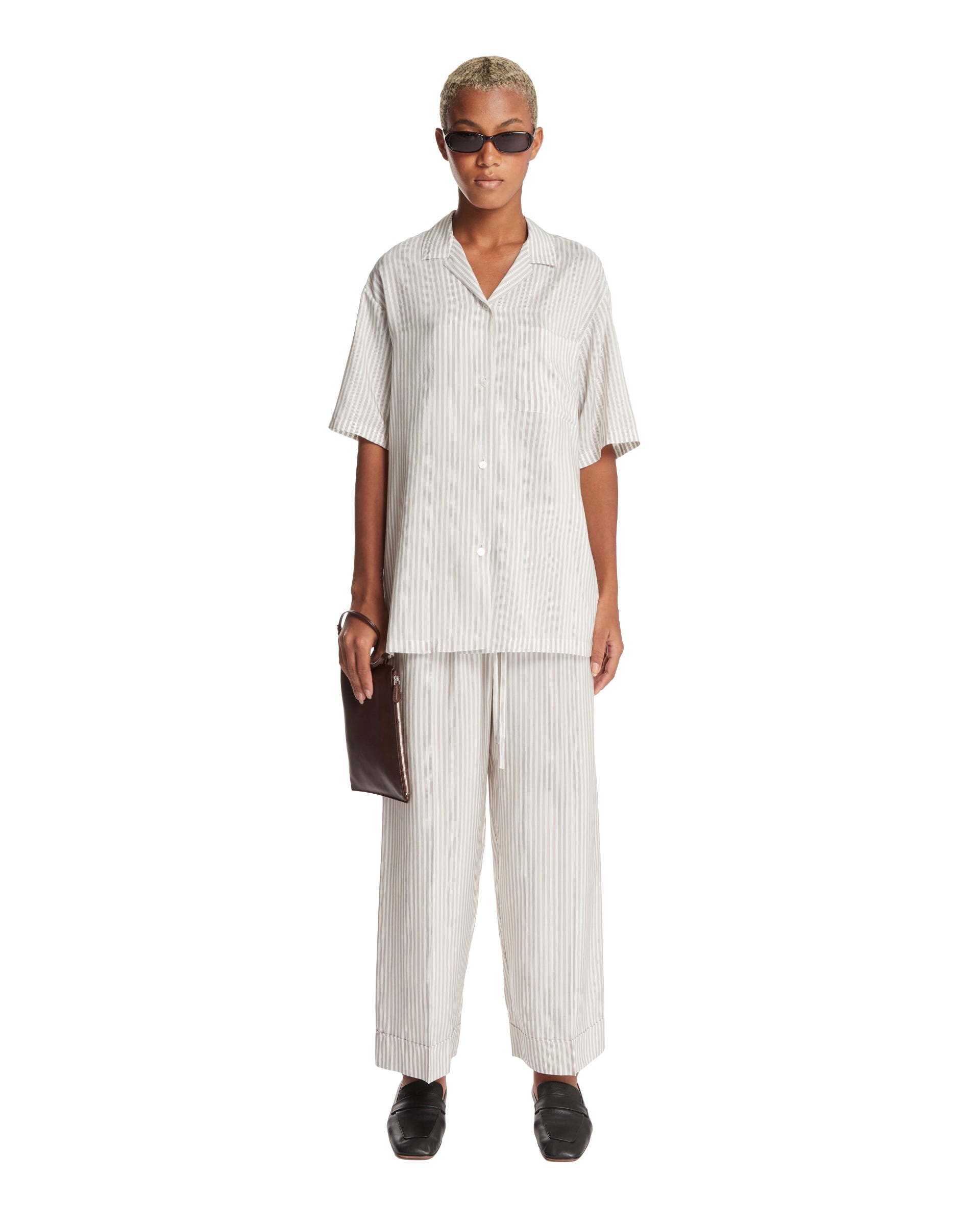 White Yayah Silk Pants - 2