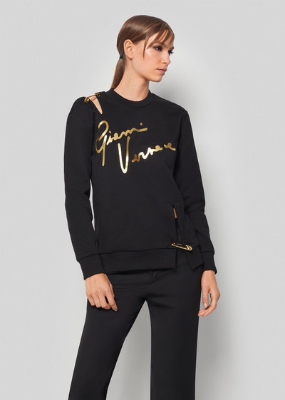 VERSACE Safety Pin GV Signature Sweatshirt outlook