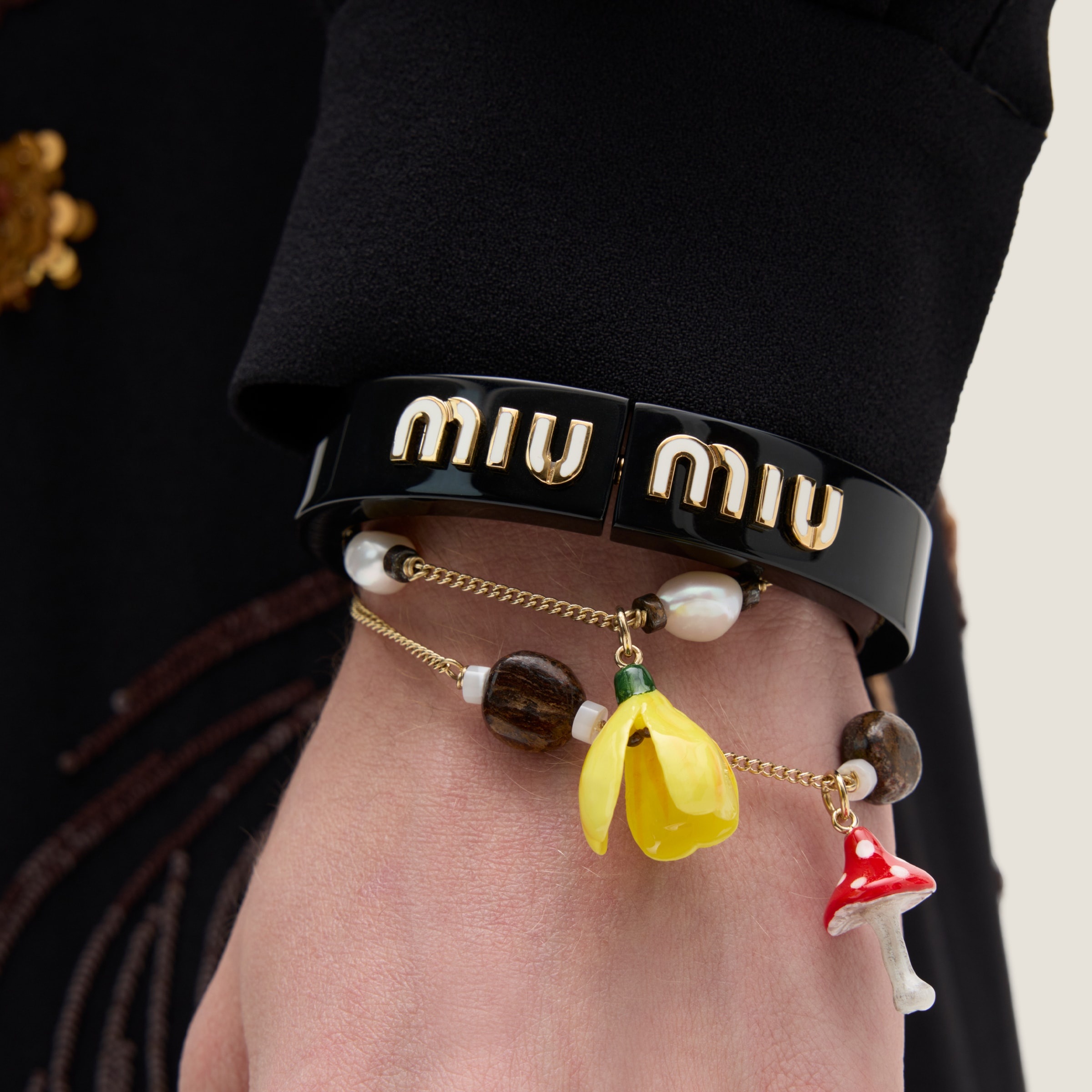 Metal and resin bracelet - 2